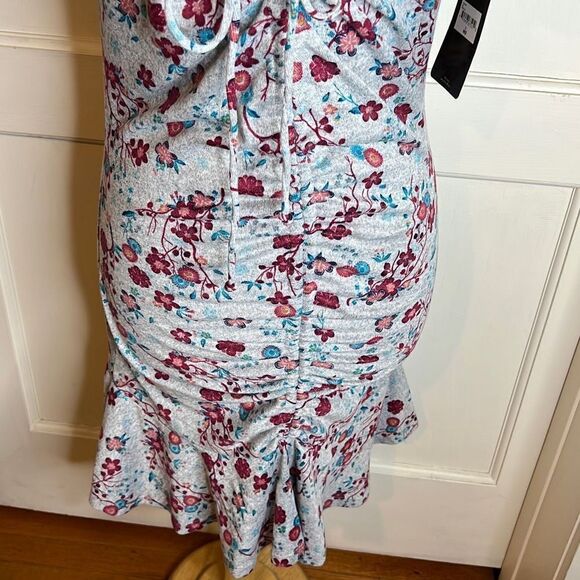 Disney Princess Mulan Floral Ruched Dress NWT Size Large - Picture 3 of 8